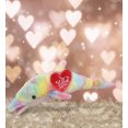 thumbnail image 5 of DolliBu I Love You Plush Super Soft Large Rainbow Dolphin - Cute Stuffed Animal Dolphin with Red Heart Plush for Valentines, Anniversary, Romantic Date, Boyfriend, or Girlfriend Gift - 18 Inches, 5 of 6