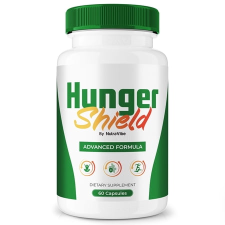 Hunger Shield – Natural Daily Pill Formula Designed to align with Fitness Goals, Support active Lifestyle & Body Balance | Just 2 Easy-to-Swallow Pills Daily (60 Capsules)