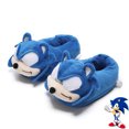 thumbnail image 2 of Zapatillas de peluche de Sonic The Hedgehog para cosplay, bonitas zapatillas de algodón antideslizantes con dibujos animados para niños, cálidas y de invierno, para el hogar, para parejas, Kawaii, 2 of 5