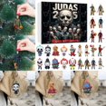 thumbnail image 4 of 2D/3D Halloween 3D Cartoon Keychain PVC Keychain Pendant Countdown Calendar Halloween Ornament 2D Flat Acrylic Cartoon Gnome Pendant Countdown Calendar, 4 of 8