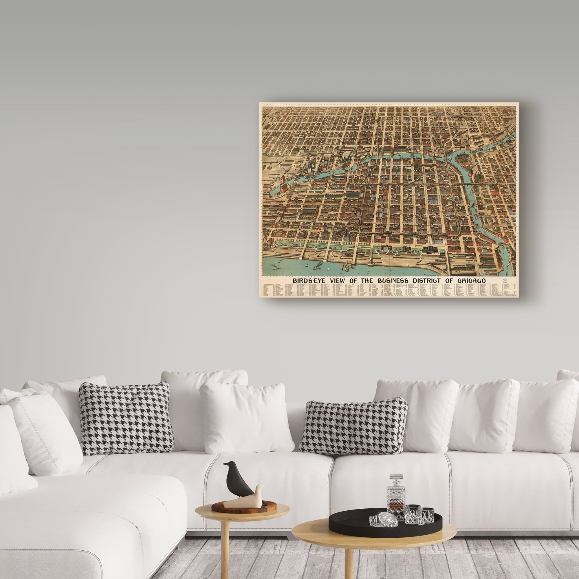 Trademark Fine Art 'Chicago 1898' Canvas Art by Vintage Lavoie