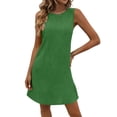 thumbnail image 2 of Guluxicc Womens Formal Short Dresses Summer Sleeveless Crew Neck A Line Elegant Mini Cocktail Party Dress, 2 of 8