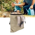 thumbnail image 4 of Foraging Bag, Foraging Pouch Light Weight Foldable Portable Unique Simple Appearance Small Size   Strong Thick  For Camping For Outdoor Khaki, 4 of 8