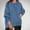 Blue, variant on WXLWZYWL Oversized Hoodies for Women Womens Preppy Sweatshirts Fall Drawstring Hooded Solid Pullovers Loose Y2K Pocket Hoodies 2024