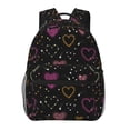 thumbnail image 1 of Easygdp Heart and Stars Mochila Ergonómica Versátil para Laptop - Múltiples Bolsillos, Correas Ajustables, Unisex para Escuela, Viajes y Actividades al Aire Libre-One Size, 1 of 5