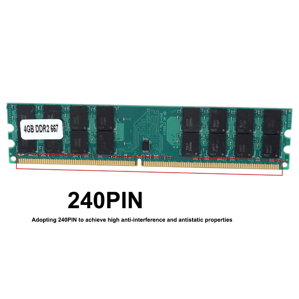 667MHz RAM DDR2 4GB, DDR2 Memory Module, For  Desktop Computer