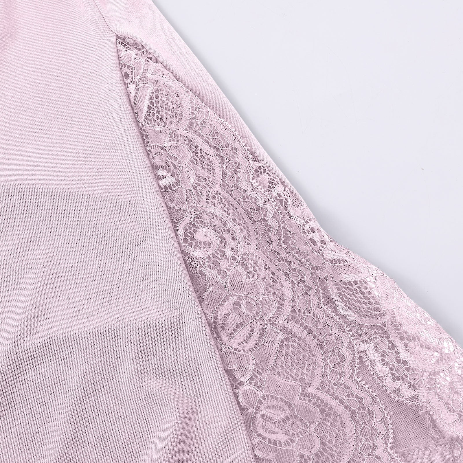 Women's Nightgowns Lace Trim Slit Nightgown Lace Trim Side Sleep Dress Slit  Bowknot Decor Sleep Spaghetti Dress, Women's Sleepwear M - Walmart.com