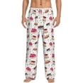 thumbnail image 2 of Goofa Birthday Cake Printed Soft Pajama Pants for Men, Wide Leg Comfy Casual Lounge Yoga Pants-Small, 2 of 9