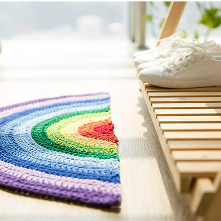 YDxl Hand-knit Woven Thread Thick Basket Blanket Braided DIY
