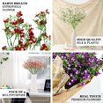 thumbnail image 4 of Efavormart 4 Pack - 27" Babys Breath Artificial Flowers, Gypsophila Real Touch Silk Flowers Stem - Coral for DIY, Wedding, Party, Home, Floral Arrangement, Garden Decoration, 4 of 11