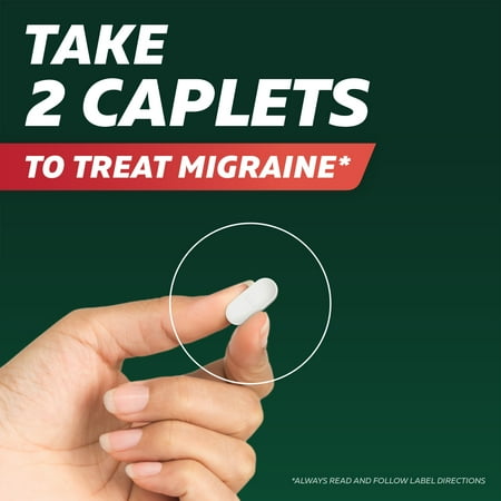 Excedrin Migraine Medicine Caplets for Migraine Headache Relief, 24 Count