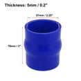 thumbnail image 3 of Unique Bargains 51mm 2' ID Straight Silicone Reducer Hose Coupler Intercooler Tube Red for Car Intercooler Intake Piping, 3 of 6