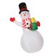 thumbnail image 2 of Muñeco de nieve inflable, muñeco de nieve inflable de 1,5 m de altura Decoraciones navideñas Muñeco de nieve inflable Muñeco de nieve navideño con luz LED Diseño revolucionario, 2 of 9