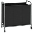 thumbnail image 1 of STORAGE MANIAC Cesto para la Ropa Sucia, Cesto para la Ropa Sucia de 165 L con Ruedas Bloqueables, Carro Clasificador de Ropa con Ruedas, Cesto Separador de Ropa, Cesto Divisor para Ropa Sucia, 3 Secc, 1 of 5