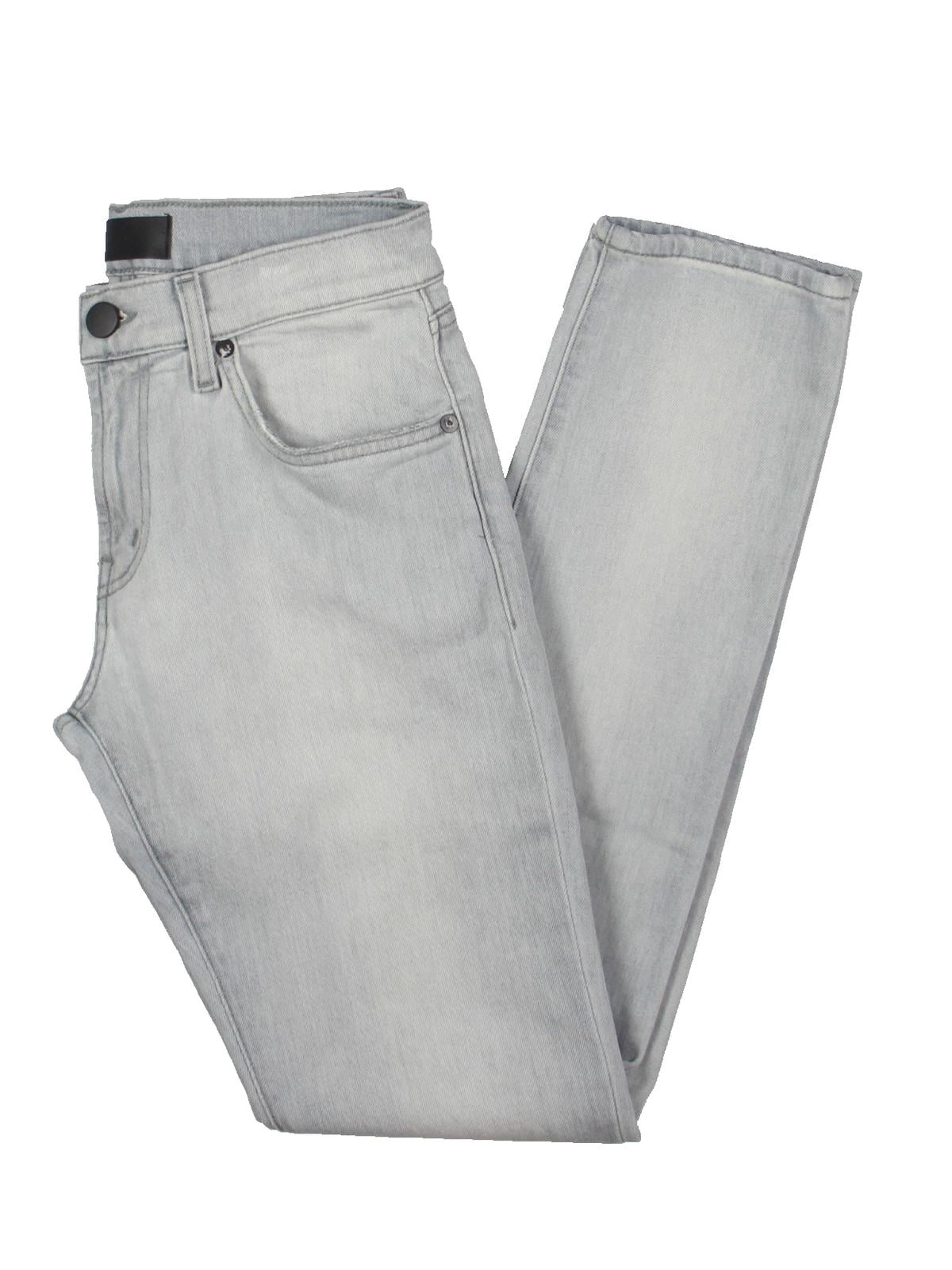 Mick Denim Light Wash Skinny Jeans Gray 