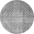 thumbnail image 1 of Ahgly Company Indoor Round Persian Gray Traditional Area Rugs, 4' Round, 1 of 1