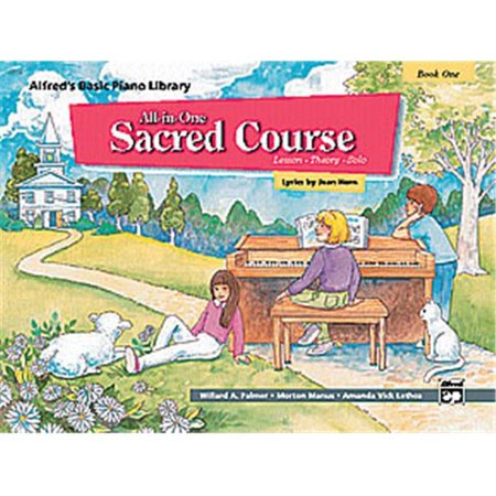 Alfred 00-14558 Basic All-in-One Sacred Course for Children- Book 1 - Music Book