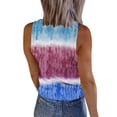 thumbnail image 3 of Eashery Womens Shirts Sleeveless Casual Womens Vests Blue XL, 3 of 5