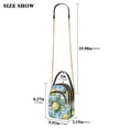 thumbnail image 2 of FORMRS Crossbody Bag for Women Quilted Travel Shoulder Cell Phone Purse with Chain Strap Handbag, Cartoon Plaid Lemon, 2 of 7