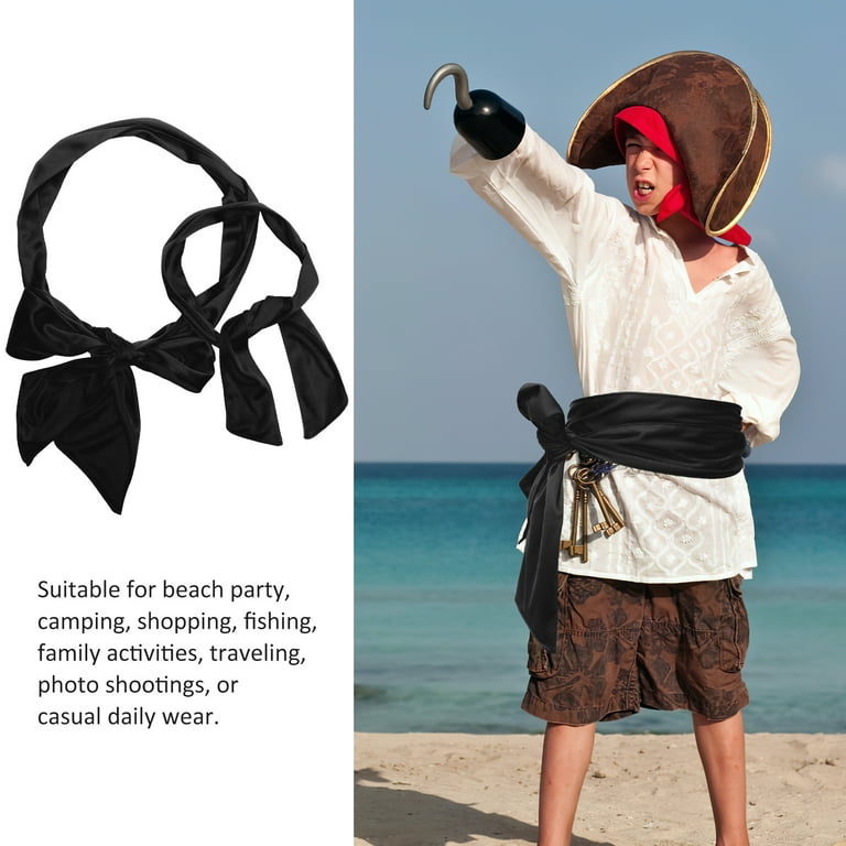 PBB009 Pirate costume beads for bandana, belt loop or hair