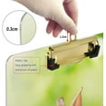 thumbnail image 4 of FMSHPON Rabbits Easter Bunnies Clipboard Hardboard Wood Nursing Clip Board and Pull for Standard A4 Letter 13x9 inches, 4 of 7