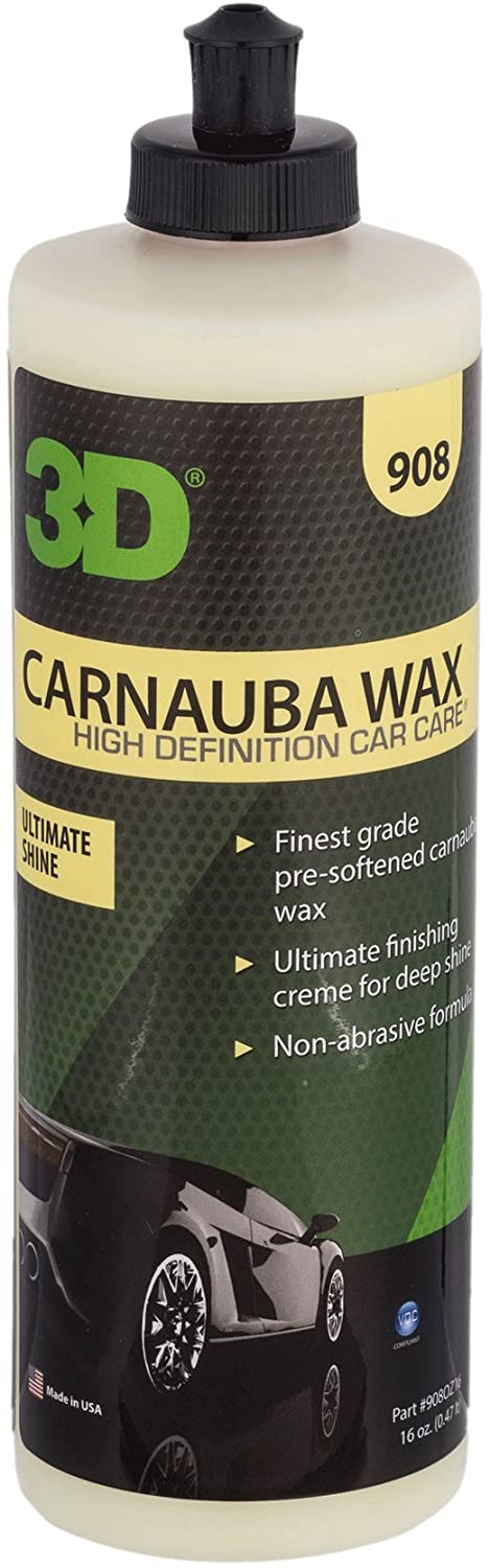 3D Carnauba Wax | Ultimate Protection & Deep Shine | Easy to Apply