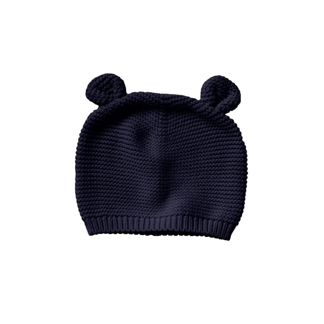 Gorro de Punto para Bebé GAP con Orejas de Oso Azul Marino 0-3 Meses