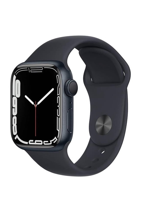 Restored Apple Watch Series 7 41mm GPS Midnight Aluminum Case - Midnight Sport Band (Refurbished)