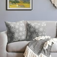 thumbnail image 3 of Light Grey Gray White Winter Snowflakes Pillow Covers 20x20 Set of 2 Christmas Decorative Throw Pillows Outdoor Farmhouse Xmas Holiday Seasnoal Pillowcases Cushion Case Decor for Home Sofa Couch Bed, 3 of 4