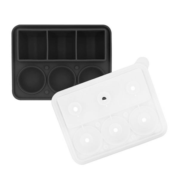 Cubo de hielo Molde de bolas Café antiadherente Molde de silicona Renovable Moldeo Bandeja DIY Maker Cocina Cocinero Regalos Accesorios Hogar kenally HA059577-00