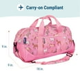 thumbnail image 4 of Wildkin Kids Overnighter Duffel Bag for Boys & Girls, Features Two Carrying Handles and Removable Padded Shoulder Strap, BPA & Phthalate Free (Wild Horses Pink), 4 of 7