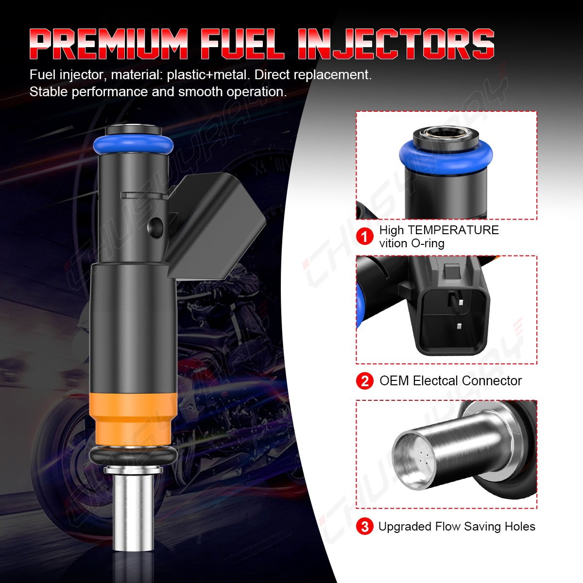 2026 NEW 8x Fuel Injectors For Dodge Chrysler Jeep 5.7L SET BENCH TESTED USA