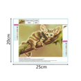 thumbnail image 4 of fastboy Cat Tiger Moneky Diamond Needlework DIY 5D Animal Rhinestone Painting Crystal Embroidery Home Office Cross Stitch, 4 of 8