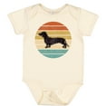thumbnail image 3 of Inktastic Dachshund Dog Retro Sunset Boys or Girls Baby Bodysuit, 3 of 5