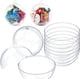thumbnail image 1 of 20 bolas navideñas transparentes, adornos rellenables para árboles, decoración festiva para el hogar, 1 of 5