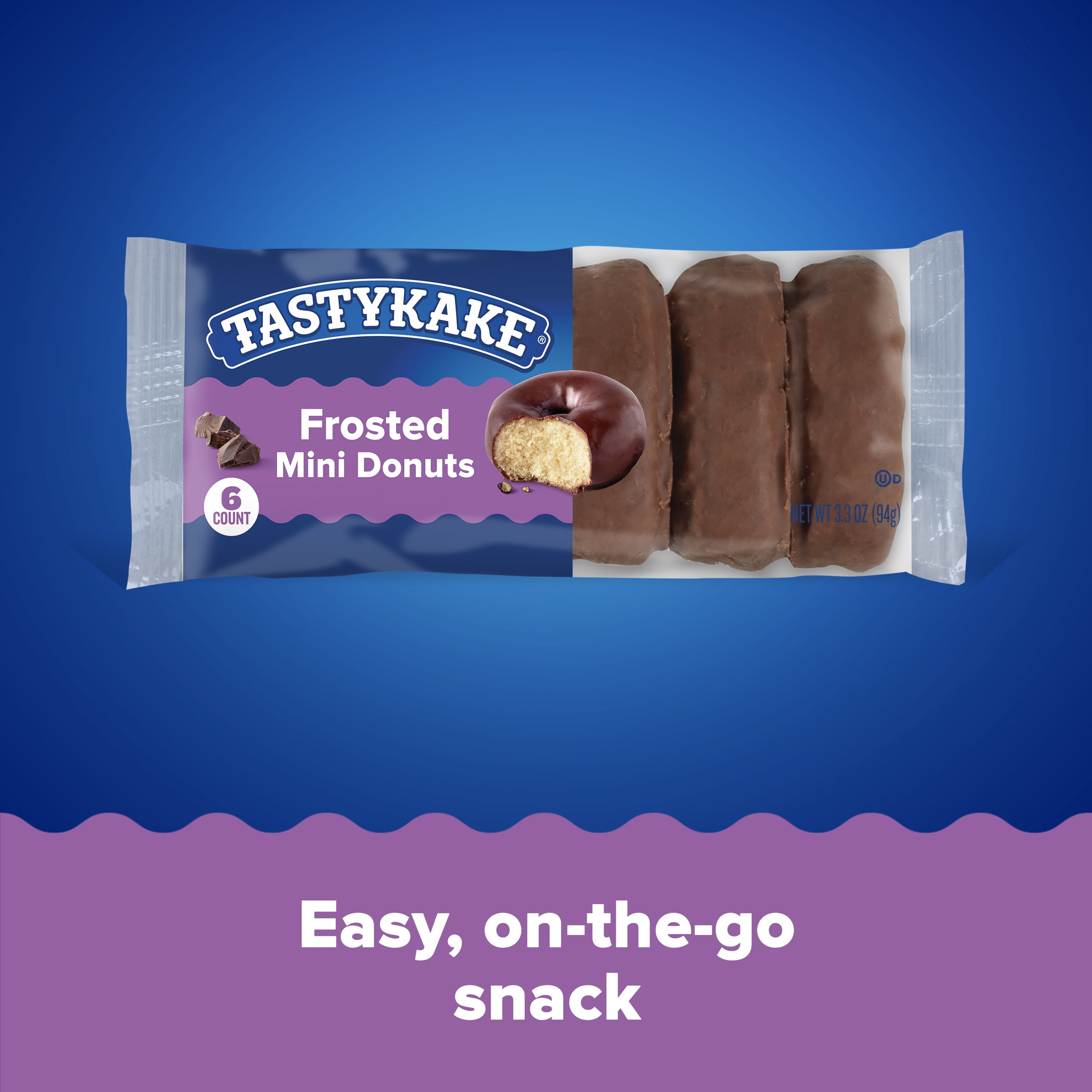 (5 pack) Tastykake Frosted Mini Donuts 6 count, 3.3oz