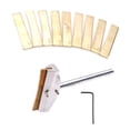 thumbnail image 1 of Guitare Électrique Basse Cou Fingerboard Outil d'Inlay 9 Pcs Ensemble d'Outils de Pression Fret Radian Accessoire d'Instrument de Musique, 1 of 1