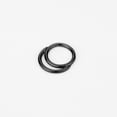 thumbnail image 3 of Surgical Steel Septum Jewelry Black Crescent Moon Septum Rings for Women 16g Septum Jewelry 16 Gauge 8mm Septum Hoop Clicker Silver Septum Piercing Rings, 3 of 4