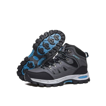 

Lacyhop Unisex Adult Men Women Running Sneakers Lace Up Hiking Trail Trainer Comfort Flat Shoes