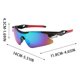 thumbnail image 3 of Gafas de sol deportivas al aire libre para hombres y mujeres | Gafas de ciclismo antiviento con sombrilla solar | Gafas multifuncional duraderas para uso activo al aire libre | 1 Pareja, 3 of 3