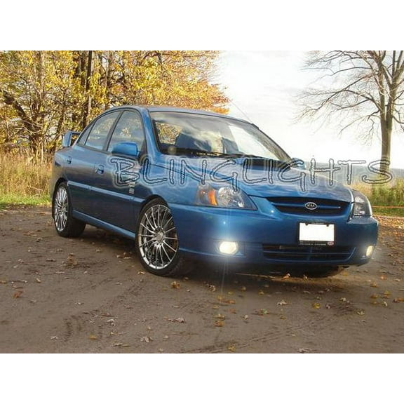 For 2003 2004 2005 Kia Rio White Bulbs for Fog Lamps Driving Lights Foglamps Foglights