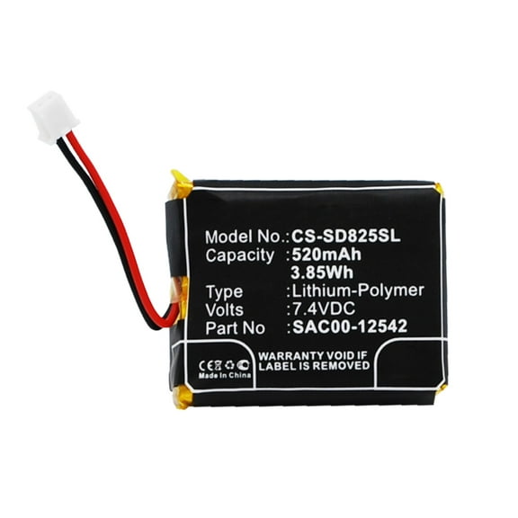 Replacement Battery for SportDog SD-1825 SportHunter,SD-1825 Transmitters,SD-1825CAMO,SD-1825X,SD-1825XCAMO,SD-3225,SD-3225 Hound Hunter,SD-3225 Transmitters,SD-LAUNCHER-T,SAC00-12542,520mAh