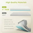 thumbnail image 3 of Extra Large Dog Bed Orthopedic Dog Bed with Cooling Gel Memory Foam Waterproof XL Pet Bed with Removable Washable Cover 42 Pet Sofa Couch Dutch Veet with Bone Toy Light Gray, 3 of 10