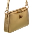 thumbnail image 3 of Dolce & Gabbana Laminated Leather Phone Bag, Gold, 3 of 5