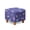 Egg Dinosaur Print Violet, variant on SCRAWLGOD Fur Pattern Leopard Print Violet Black Ottoman Cover Square Stretch Slipcover for Square Ottomans, Anti-Slip Footstool Cover with Elastic Bottom, Machine Washable