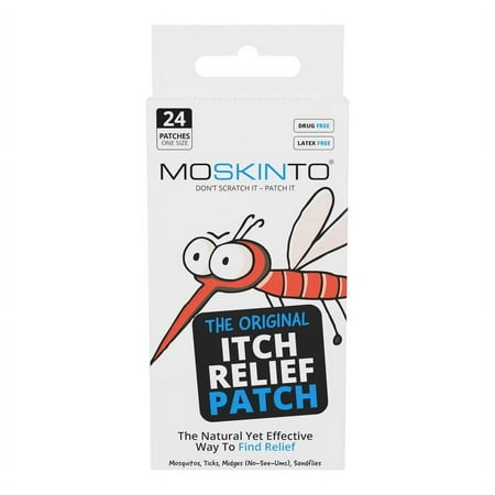 Moskinto The Original Itch Relief Patch Travel Pack - 24 Patches