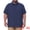 Dark Blue, variant on DARING DIVA Men's Big Tall Summer Casual Short Sleeve Button Down Shirts XL Khaki