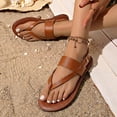 thumbnail image 7 of ShiShine Flats Flip Flops Sandals For Women Comfortable Strappy Wide Width Ankle Strap Summer Casual Dressy Walking Shoes, 7 of 7