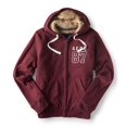 thumbnail image 1 of Aeropostale Sudadera con capucha de sherpa sintética para hombre, rojo, extragrande Aéropostale Sudadera, 1 of 2