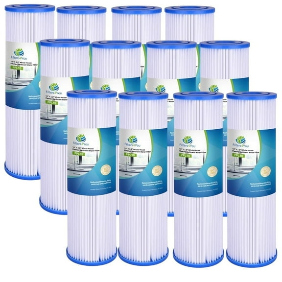 CFS 2-Stage Pleated Sediment Replacement Water Filters, 2-Pack, for 12-Pack